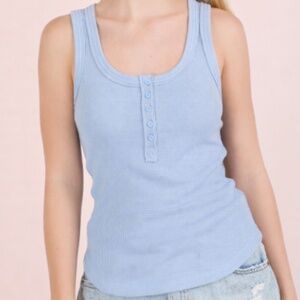 NWT New In lt blue tank